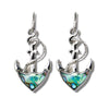 Glacier pearle anchors aweigh earrings