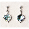 Glacier pearle aspen leaves earrings