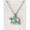 Glacier pearle bear necklace