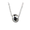 Hematite black ice necklace