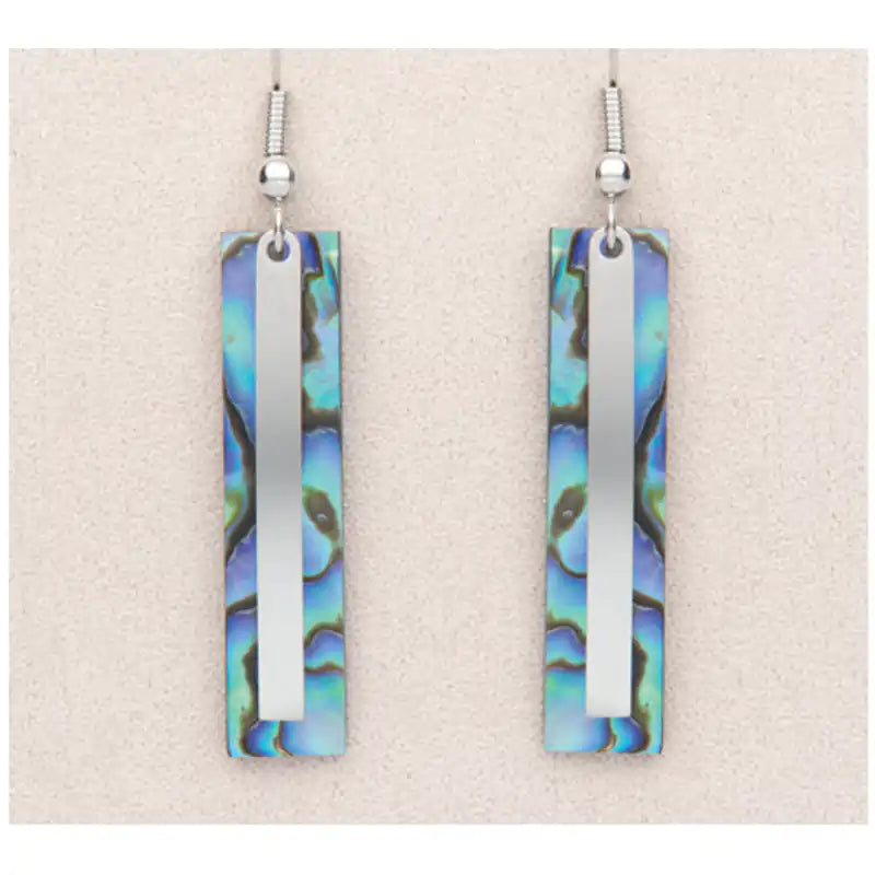 Glacier pearle borders earrings