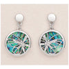 Glacier pearle butterfly sparkle earrings