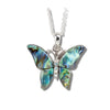 Glacier pearle butterfly splendor necklace