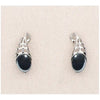 Hematite cocoon earrings