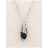 Hematite cocoon necklace