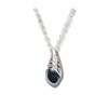 Hematite cocoon necklace