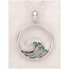 Glacier pearle cresting wave necklace