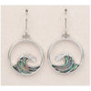Glacier pearle cresting waves earrings