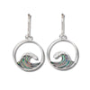 Glacier pearle cresting waves earrings