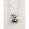 Hematite crisscross necklace