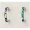 Glacier pearle dainty hoop earrings