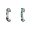 Glacier pearle dainty hoop earrings