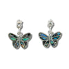 Glacier pearle delicate butterfly earrings