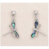 Glacier pearle delicate dragonfly earrings