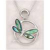 Glacier pearle dragonfly journey necklace