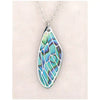 Glacier pearle dragonfly wing necklace