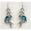 Glacier pearle flamingo earrings