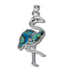 Glacier pearle flamingo necklace