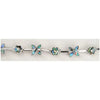 Glacier Pearle Flowers Link Bracelets