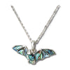 Glacier pearle flying bat necklace