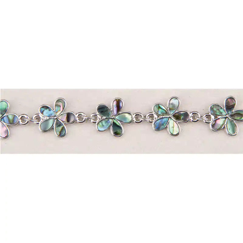 Glacier Pearle Forget-Me-Not Link Bracelet