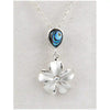 Glacier pearle forget-me-not necklace