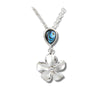 Glacier pearle forget-me-not necklace