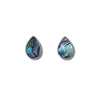 Glacier pearle framed pear earrings