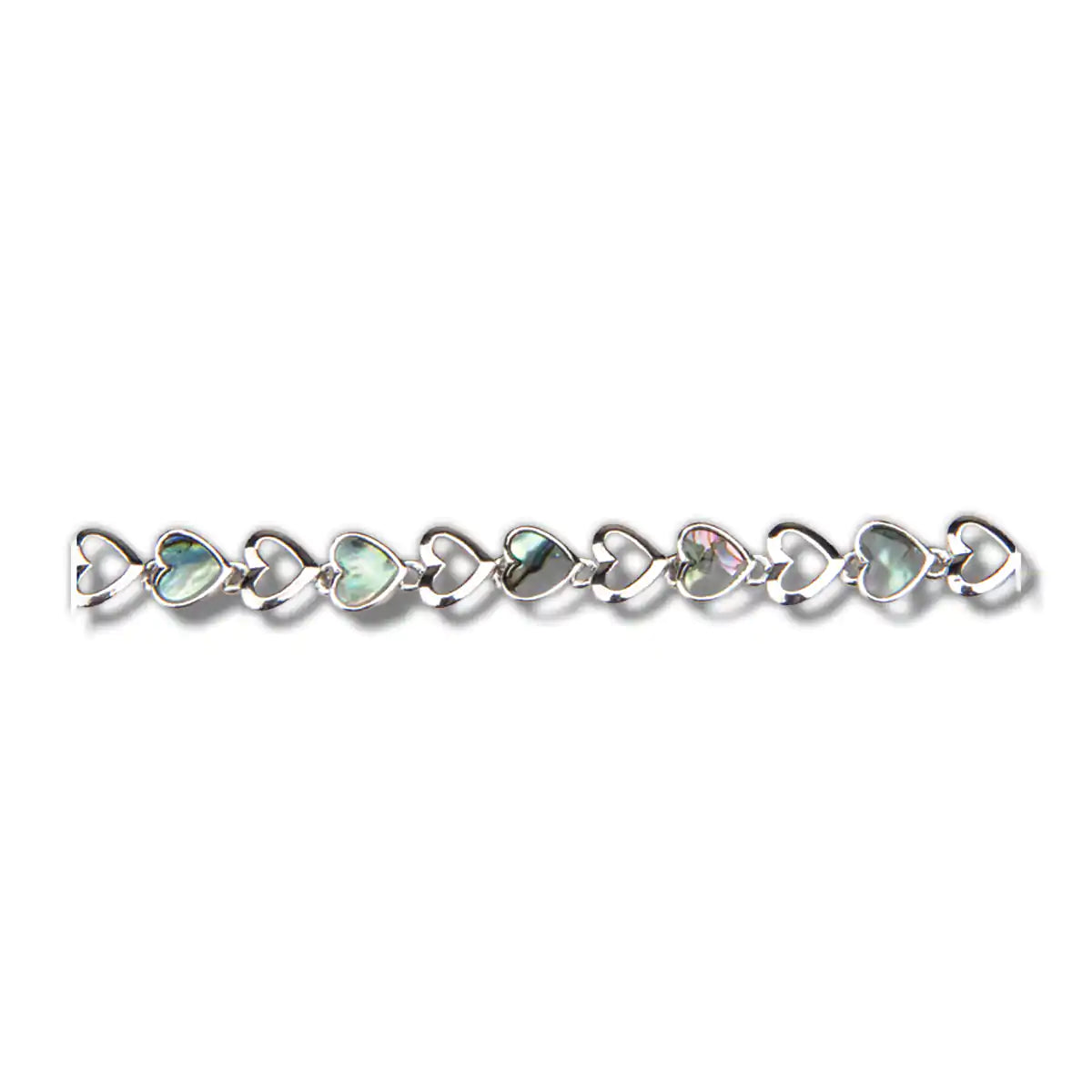 Glacier Pearle Gentle Hearts Link Bracelet