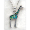 Glacier pearle giraffe necklace
