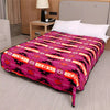 Heavy polar fleece throw pink