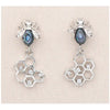 Glacier pearle honey comb earrings
