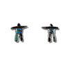 Glacier pearle inukshuk earrings
