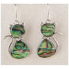 Glacier pearle kittens earrings