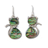 Glacier pearle kittens earrings