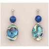 Glacier pearle lapis pools earrings