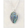 Glacier pearle leaf filigree necklace