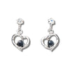 Hematite loving memento earrings