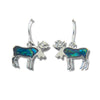Glacier pearle majestic moose earrings