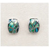Glacier pearle mosaic earrings