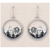 Hematite mountain memories earrings