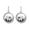 Glacier pearle mountain memories earrings