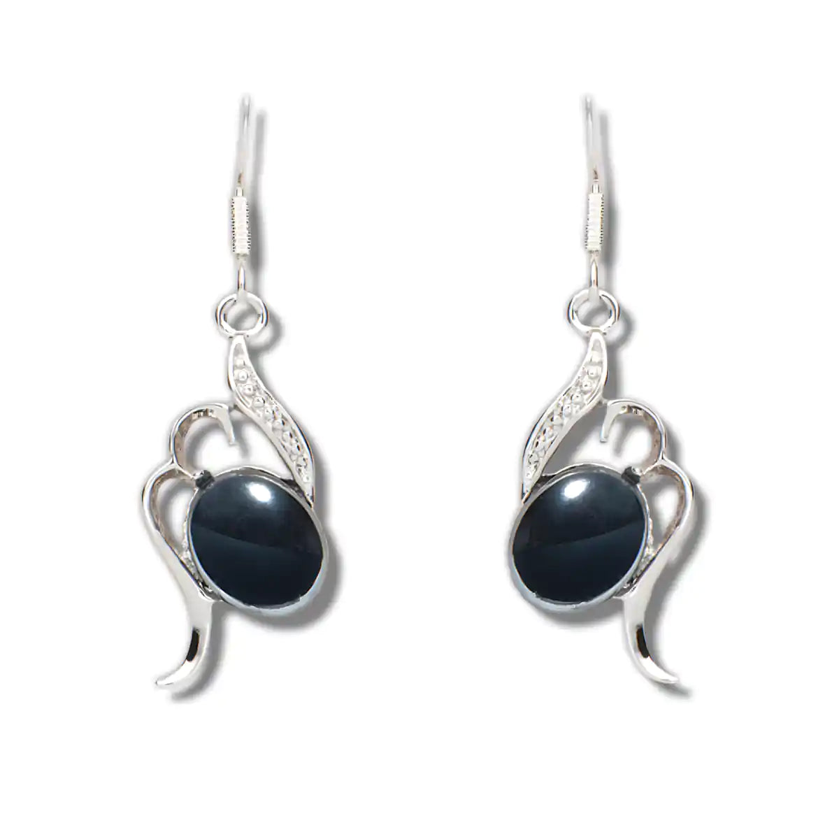 Hematite mystery earrings