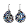 Glacier pearle nautilus earrings
