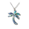 Glacier pearle palm tree necklace