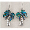 Glacier pearle palm trees earrings