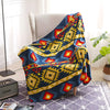 Polar fleece blanket yellow