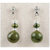 Jade promise earrings