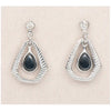 Hematite regalia earrings