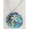Glacier pearle sand dollar necklace